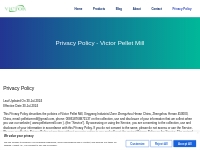 Privacy Policy - Victor Pellet Mill