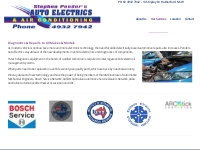 Diagnostic and Repairs | Stephen Pender Auto Electrical and Air Condit
