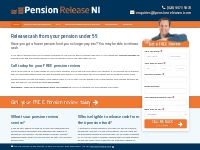 Release cash from your pension under 55, free review service.