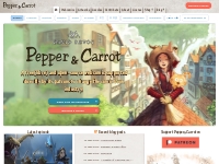 Homepage - Pepper Carrot