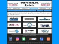 Plumbing Products | Perez Plumbing, Inc.