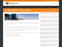 Car Shipping Short Term Storage | Auto Transport and Vehicle Shipping 