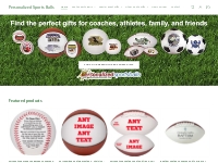        Personalized Sports Gifts: Coach Photo Sports Ball Gift Ideas  