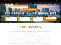 Perth Bus Company - Bus Hire and Coach Charter Specialists