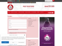 Contact Us | Pest Control Services Birmingham | Pest Busters