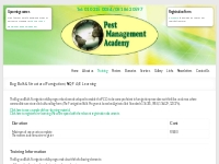 Bag, Bulk   Structural Fumigation (NQF 4) E Learning   Pest Management