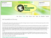 Skills Program NQF Level 4 E Learning   Pest Management Academy