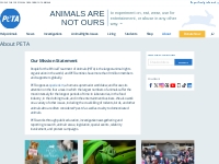 About PETA | PETA.org