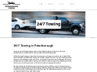 24/7 Towing | Peterborough Towing