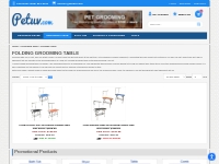 Pet Folding Grooming Table - Heavy Duty Foldable Table | Petuv.Com
