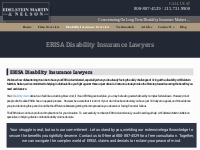 ERISA Disability Insurance Lawyers - ERISA Attorneys Nationwide