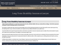 Long-Term Disability Insurance Lawyer - Disability Insurance Attorneys