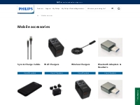 Mobile accessories. Discover the full range | Philips