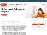 Online Master s Business Degrees | University of Phoenix