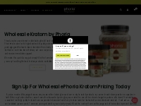 Wholesale Kratom - Buy Bulk Kratom by Phoria