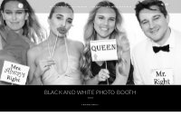 Glam Black and White Photo Booth - Photo Booth Boutique in S. Florida
