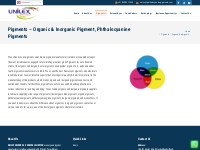 Pigments   Organic   Inorganic Pigment, Phthalocyanine Pigments   Unil
