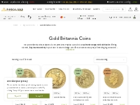 Buy Britannia Gold Coins | Free Insured Delivery | PhysicalGold.com