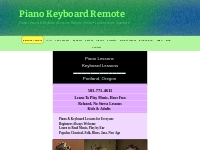Piano Lessons Keyboard Remote Lessons Online Virtual Studio
