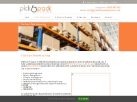 Temporary Warehousing UK, Short Term and Long Term Warehouse Storage C