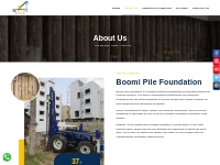 About Us - Boomi Pile Foundation