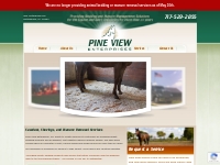 Bedding Supplies and Manure Removal Services by Pine View Trucking