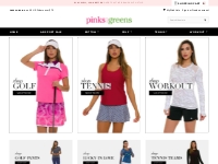 Pinks and Greens | Women's Golf   Tennis Apparel