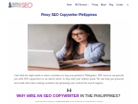 Pinoy SEO Copywriter Philippines