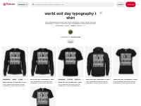 6 World soil day typography t shirt ideas | typography shirts, typogra