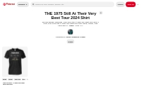 THE 1975 Still At Their Very Best Tour 2024 Shirt on Pinterest