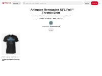 1 Arlington Renegades UFL Full Throttle Shirt ideas in 2024 | full thr