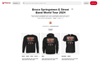 3 Bruce Springsteen E Street Band World Tour 2024 ideas | e street ban