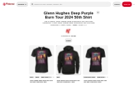 Glenn Hughes Deep Purple Burn Tour 2024 50th Shirt | 50th anniversary 