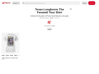 1 Texas Longhorns The Farewell Tour Shirt ideas | tour shirt, tour mer