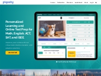 Online Personalized Learning for Math, English, ISEE, ACT, and SAT