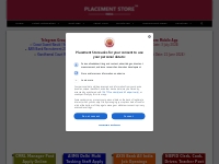 Placement Store™ » Govt and Private Free Job Alert