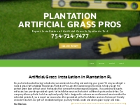 Artificial Grass   Synthetic Turf Installation | Plantation, FL