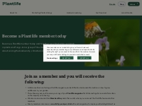 Become a Plantlife member today