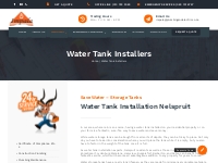 Water Tank Installation Nelspruit | Water Storage Tanks Nelspruit