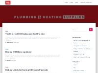 Plumbing and Heating Supplies |