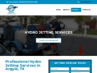 Hydro Jetting Services - Argyle s Best Plumbing Experts