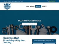 Services - Corinth s Best Plumbing   Hydro Jetting