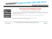 Parkinson's UK - Plymouth and District Branch