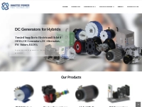 BLDC Motors - DC Generators - 48V Belt Generator - PM Alternator