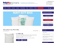 Large Clear Plastic Bags | Industrial Heavy Duty Plastic Bags