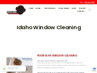 Idaho Window Cleaning - POOR MAN WINDOW CLEANING