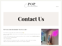 Contact Us - POP Communications | PR Agency