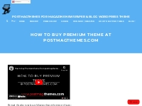 How to Buy Premium theme