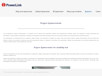 Engine dynamometer for engine impact test | POWERLINK