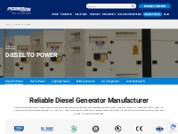 DIESEL TO POWER | Power Range from 6kVA to 3250kVA